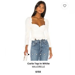 Corie Top In White
MAJORELLE (Size M)